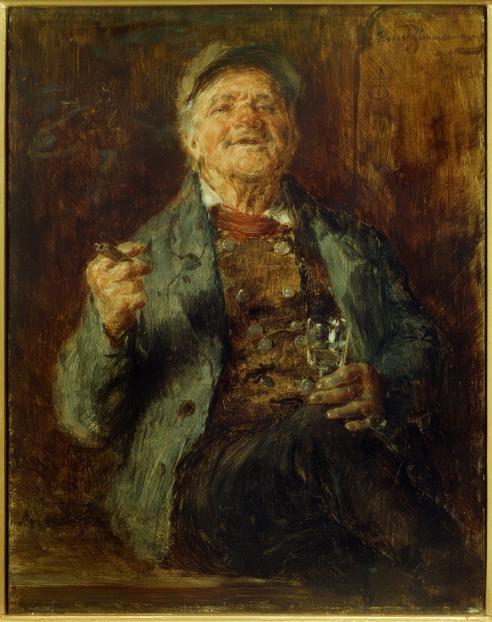Pijící farmář od Ernst Karl Georg Zimmermann