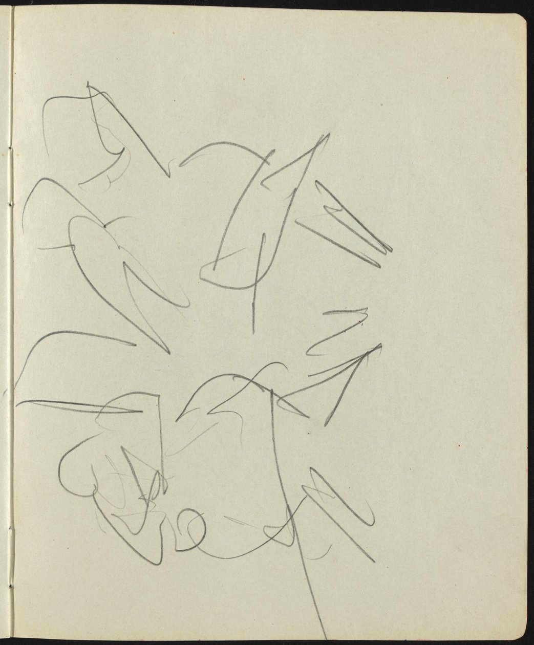 Tanečníci a umělci Stránka ze skicáře, c. 1911. od Ernst Ludwig Kirchner