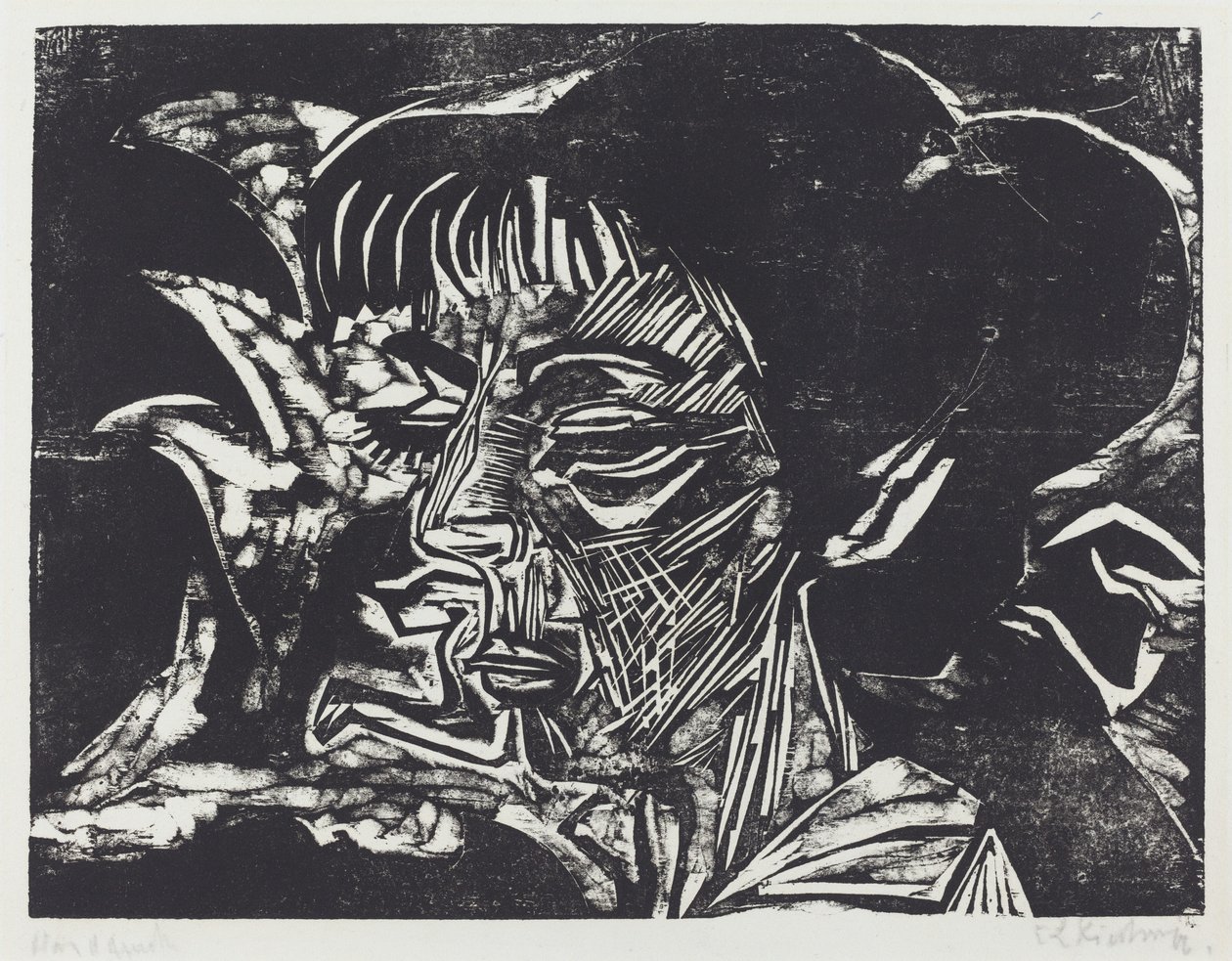 Fanny Wocke, 1916. od Ernst Ludwig Kirchner