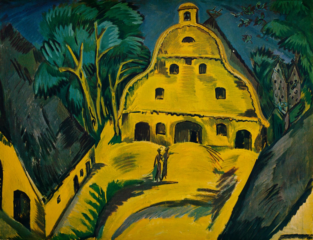 "Farma na Fehmarnu", 1913 od Ernst Ludwig Kirchner