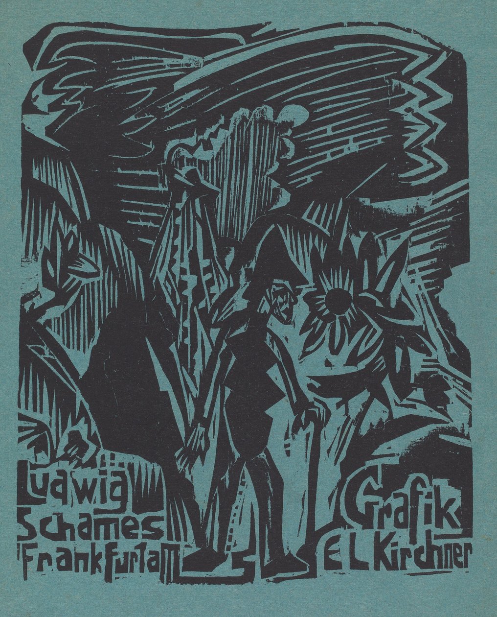 Ludwig Schames Frankfurt a M Grafik E L Kirchner Ludwig Schames Frankfurt a M..., 19191920. od Ernst Ludwig Kirchner