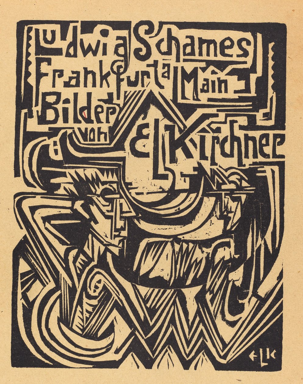 Ludwig Schames Frankfurt a Main Bilder von E L Kirchner Ludwig Schames Frankfurt..., 1919. od Ernst Ludwig Kirchner