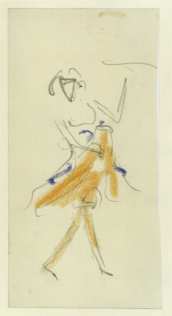 Tanečnice, 1909-1910 od Ernst Ludwig Kirchner