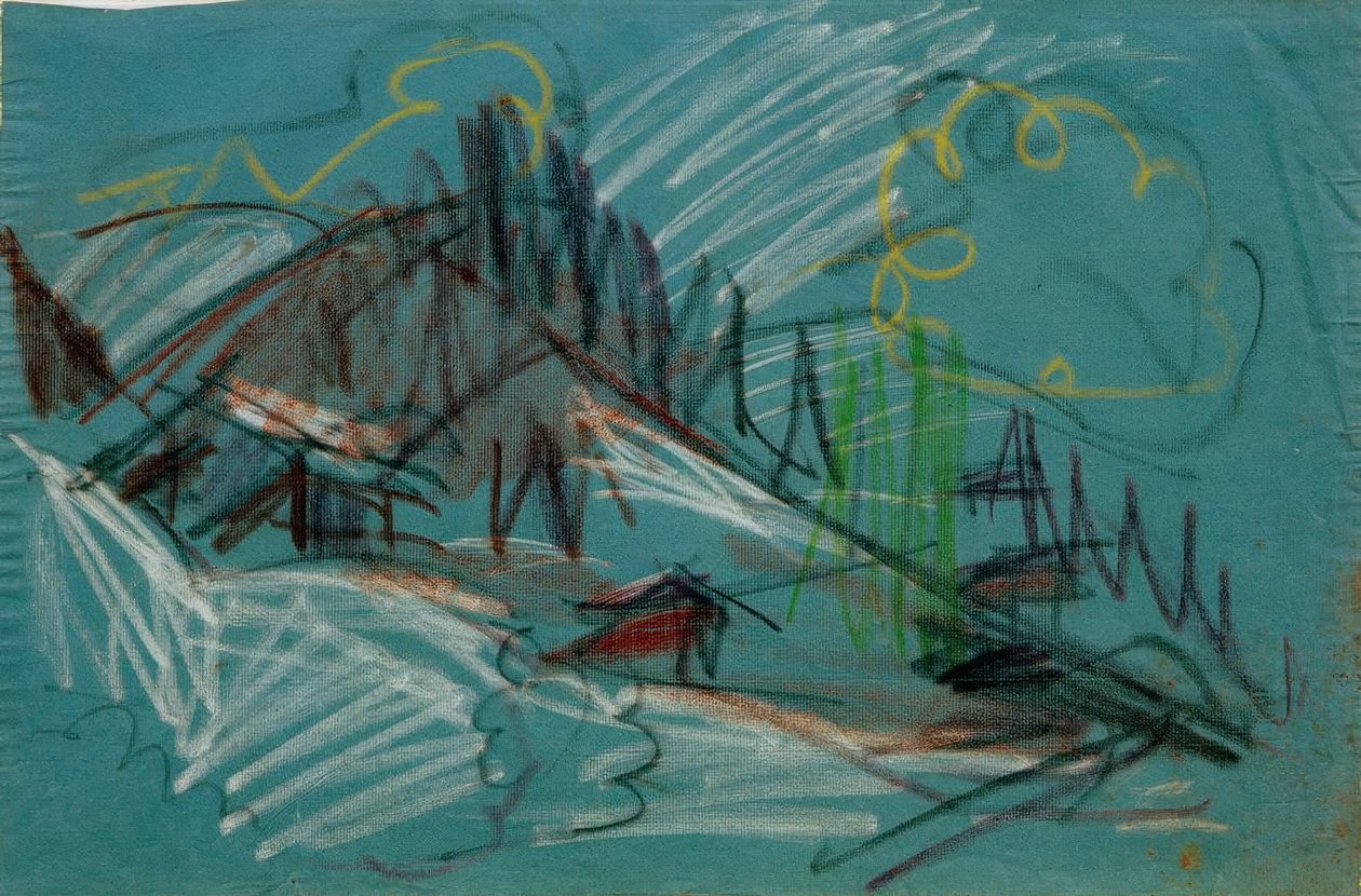 Alp v měsíčním světle od Ernst Ludwig Kirchner
