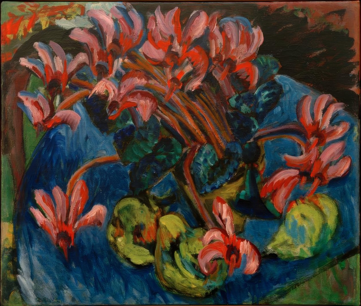 Cyclamen na Vánoce od Ernst Ludwig Kirchner
