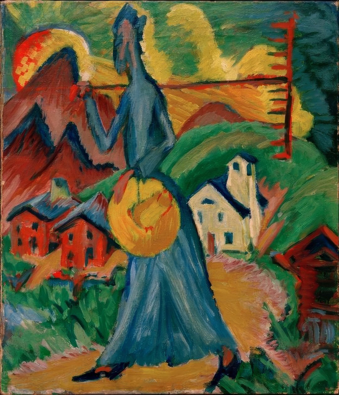 Alpský život od Ernst Ludwig Kirchner