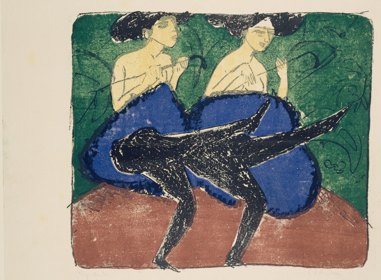 Americké dívky od Ernst Ludwig Kirchner