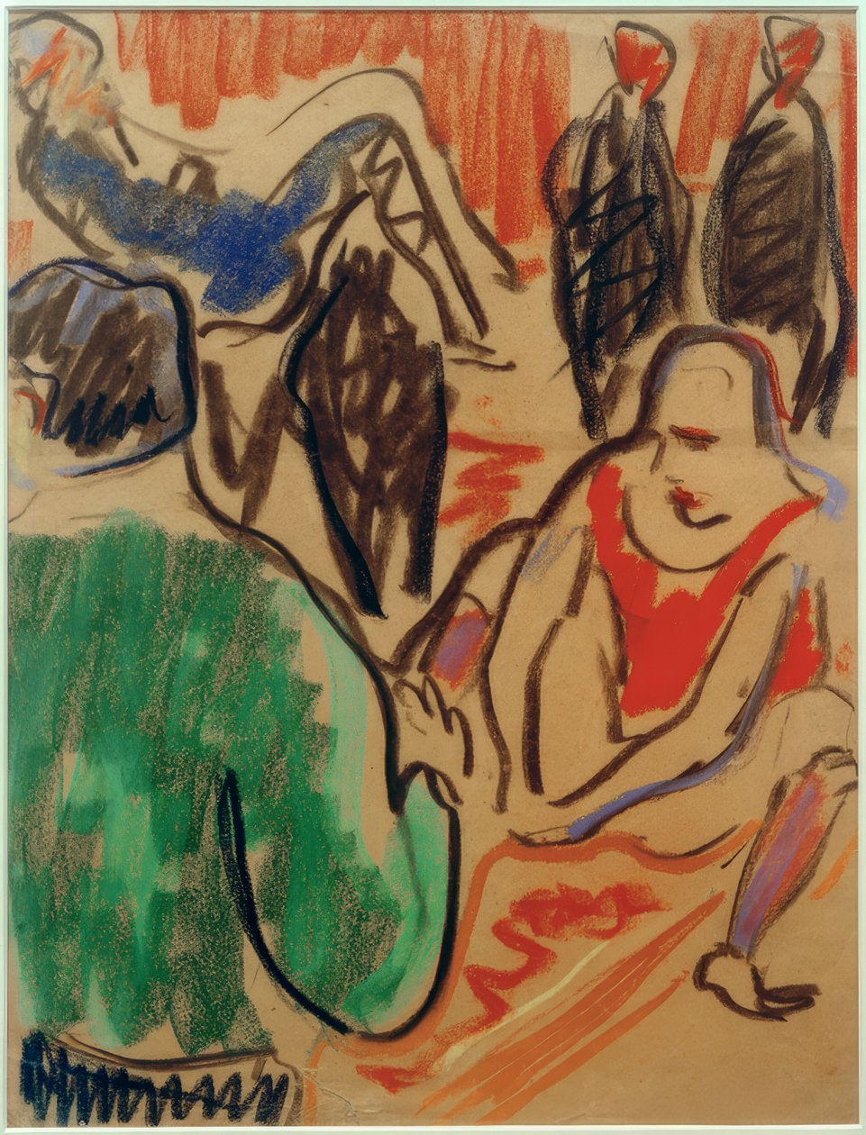 Umělci (skupina lidí) od Ernst Ludwig Kirchner