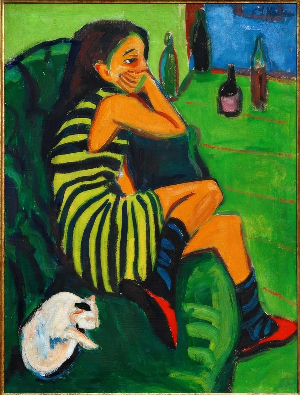 Artistin - Marcella od Ernst Ludwig Kirchner
