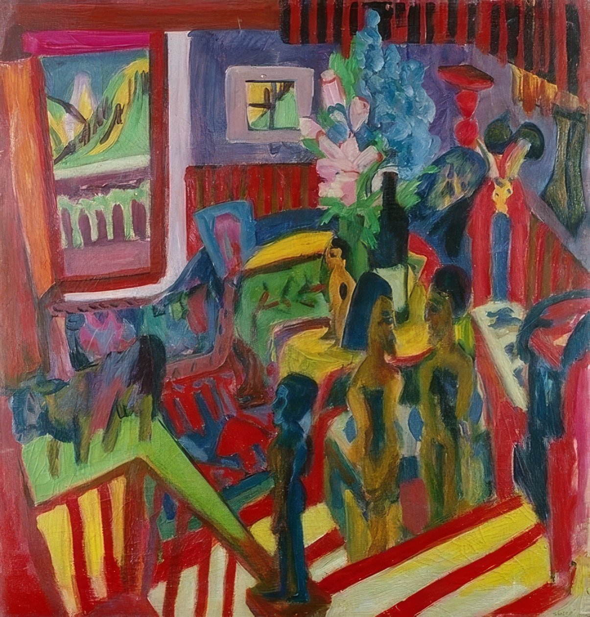 Atelierecké. 1922 od Ernst Ludwig Kirchner