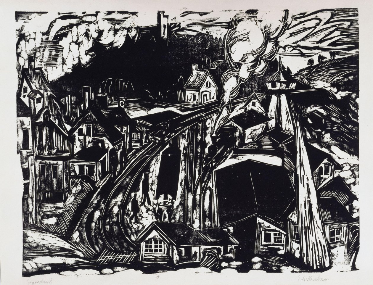 Nádraží Königstein im Taunus od Ernst Ludwig Kirchner