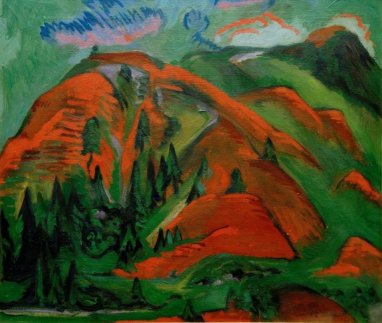 Stromořadí od Ernst Ludwig Kirchner