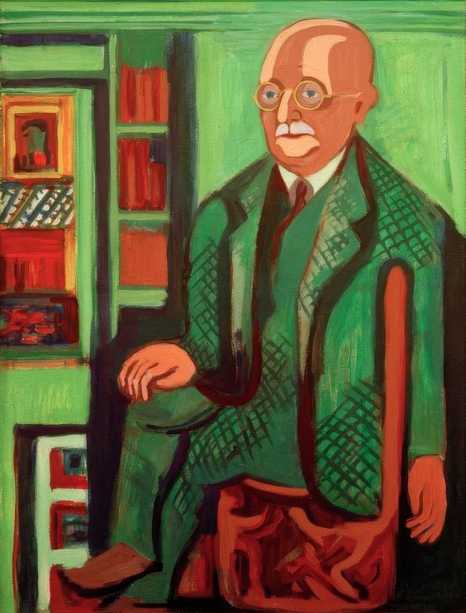 Portrét Dr. Hagemann od Ernst Ludwig Kirchner
