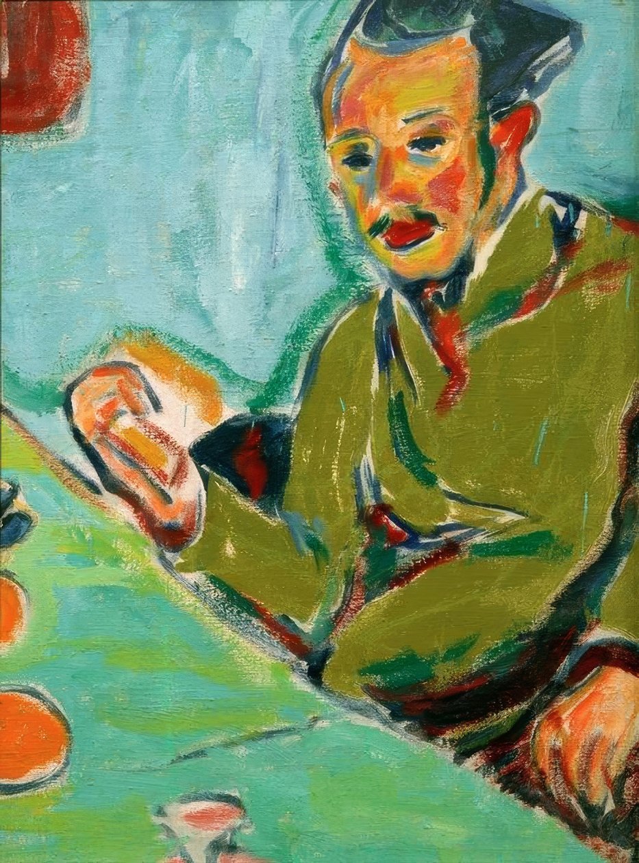 Portrét Ericha Heckela od Ernst Ludwig Kirchner