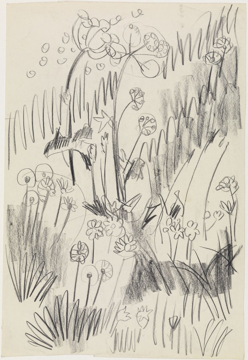 Květinová louka od Ernst Ludwig Kirchner
