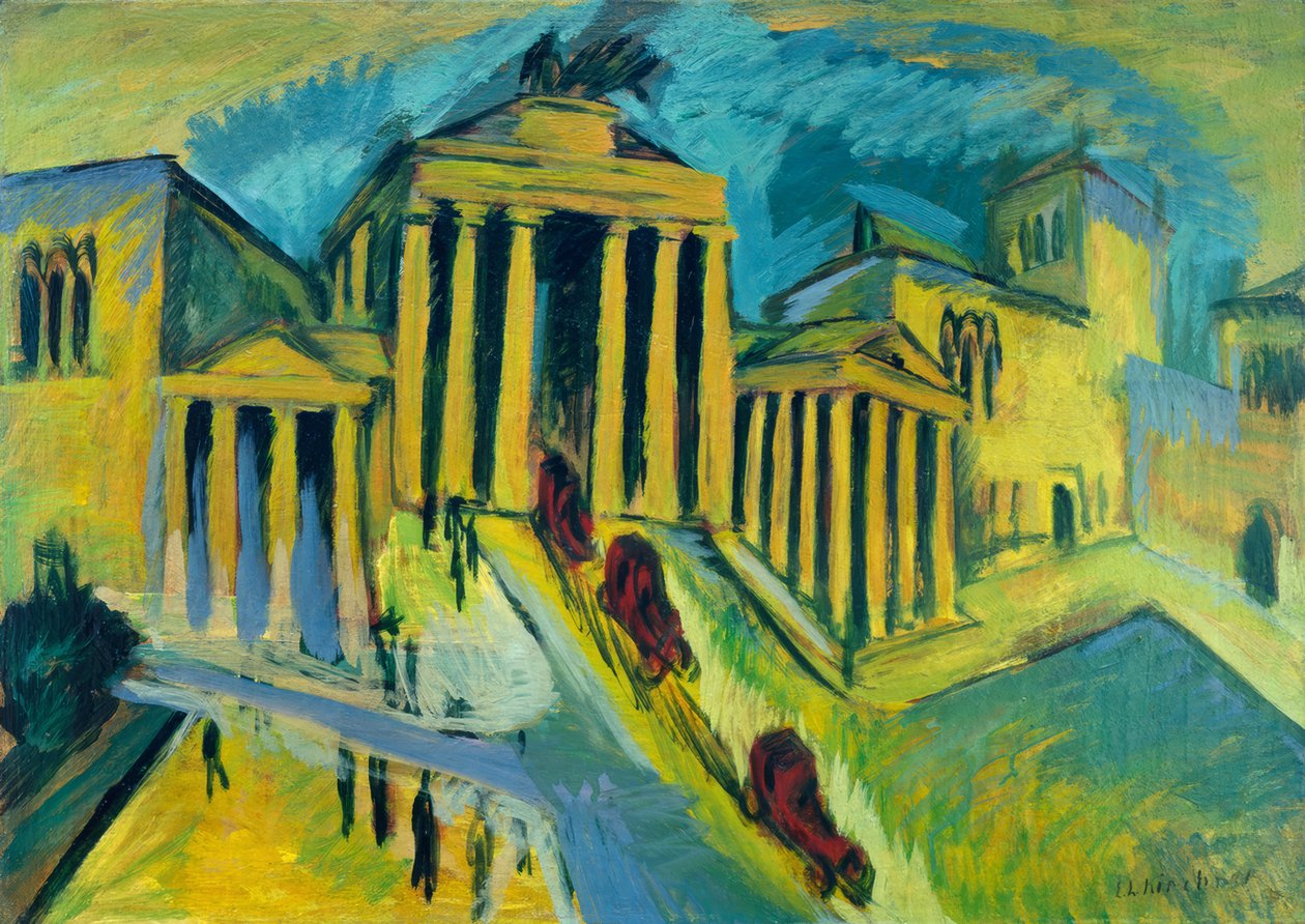 Braniborská brána, Berlín od Ernst Ludwig Kirchner