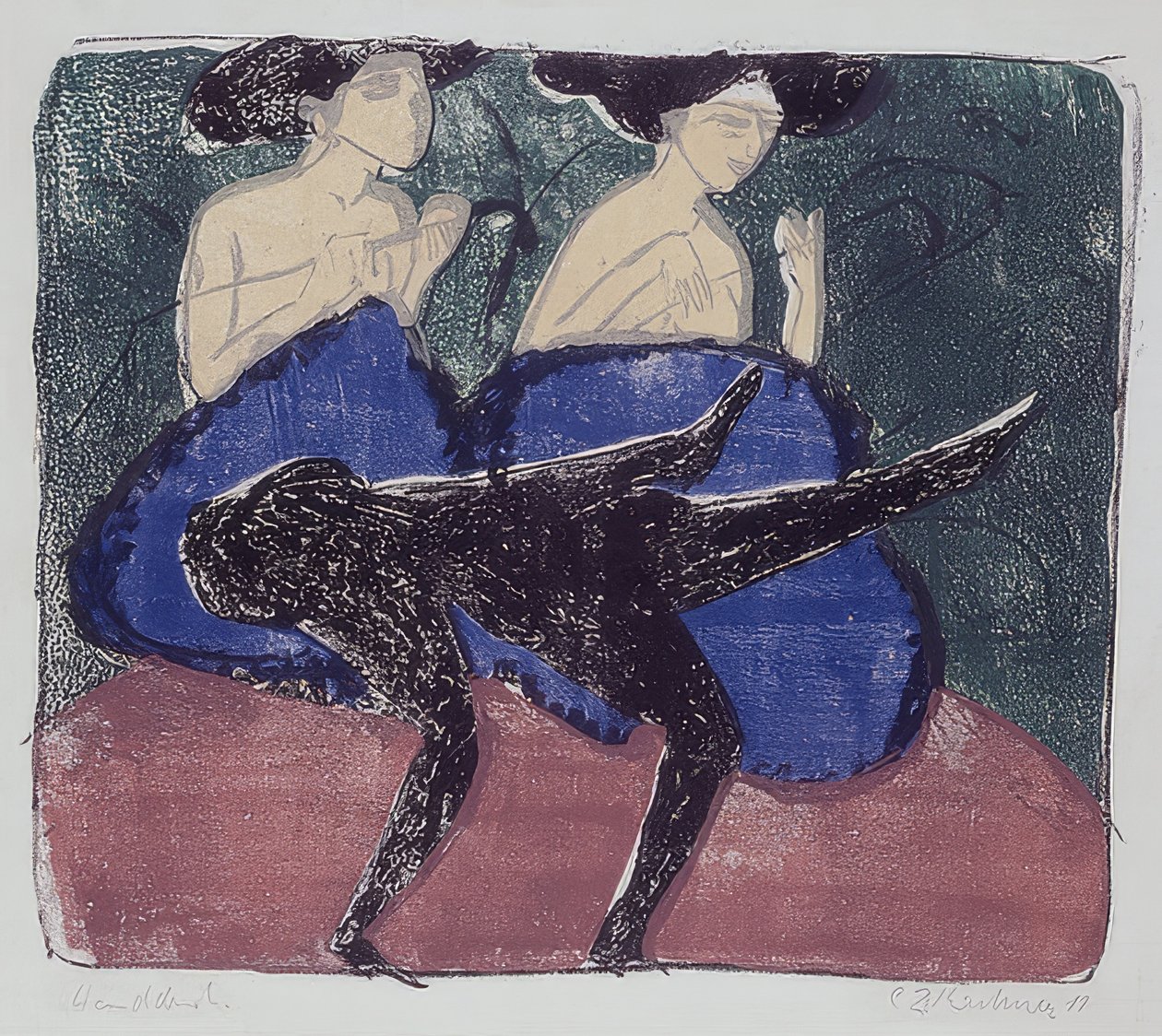Cake-Walk. 1911 od Ernst Ludwig Kirchner