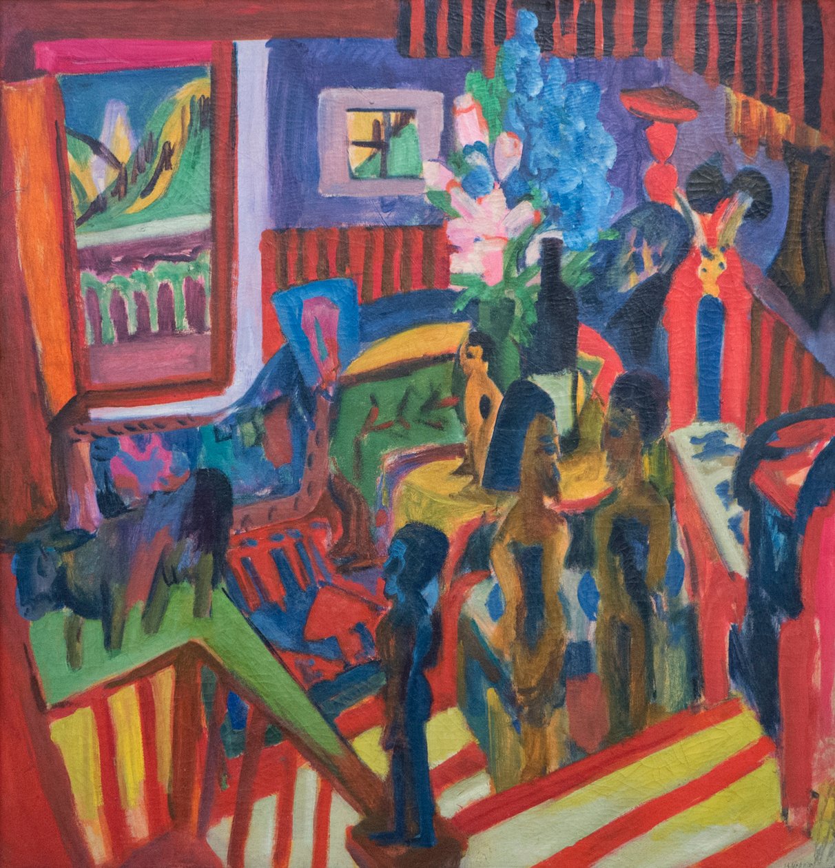 Roh ateliéru, 1920. od Ernst Ludwig Kirchner