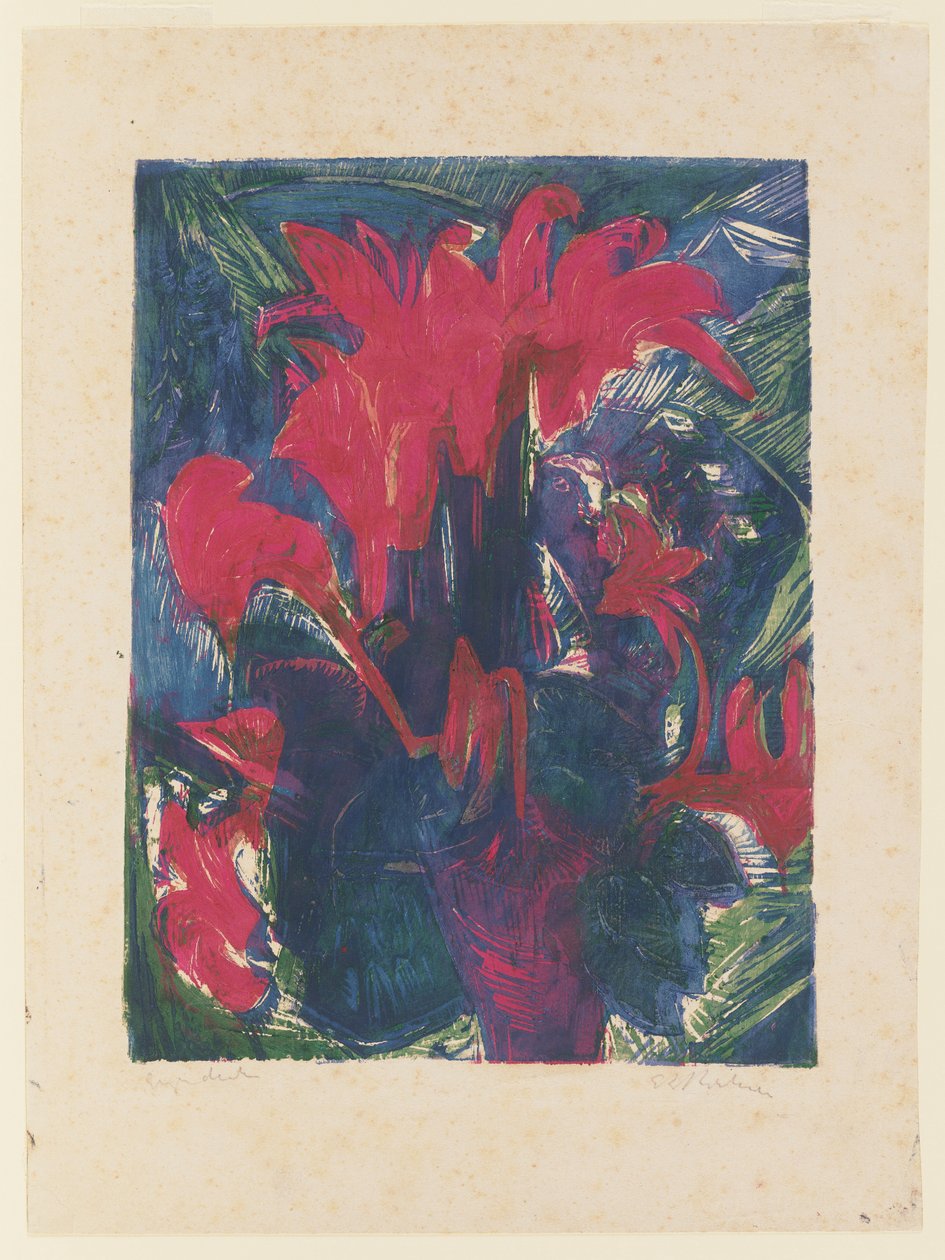 Cyclamen od Ernst Ludwig Kirchner
