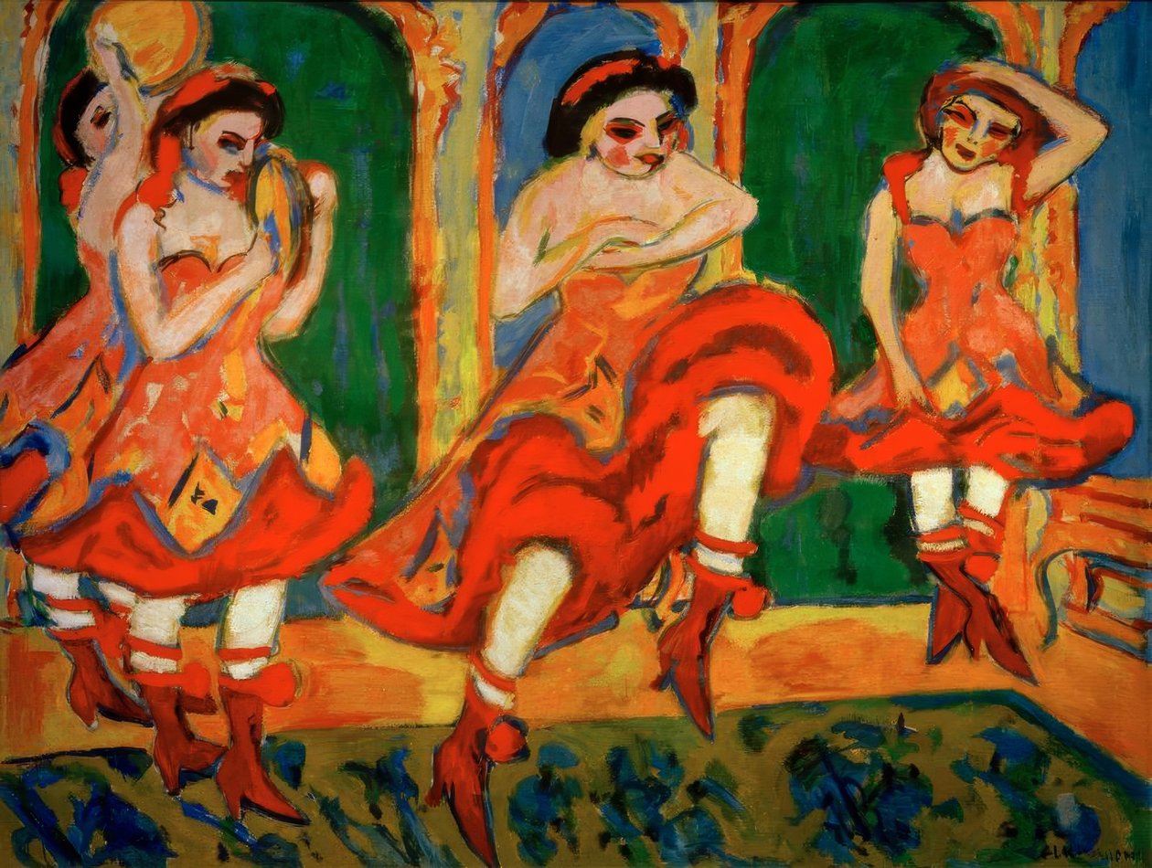 Czardastänzerinnen od Ernst Ludwig Kirchner