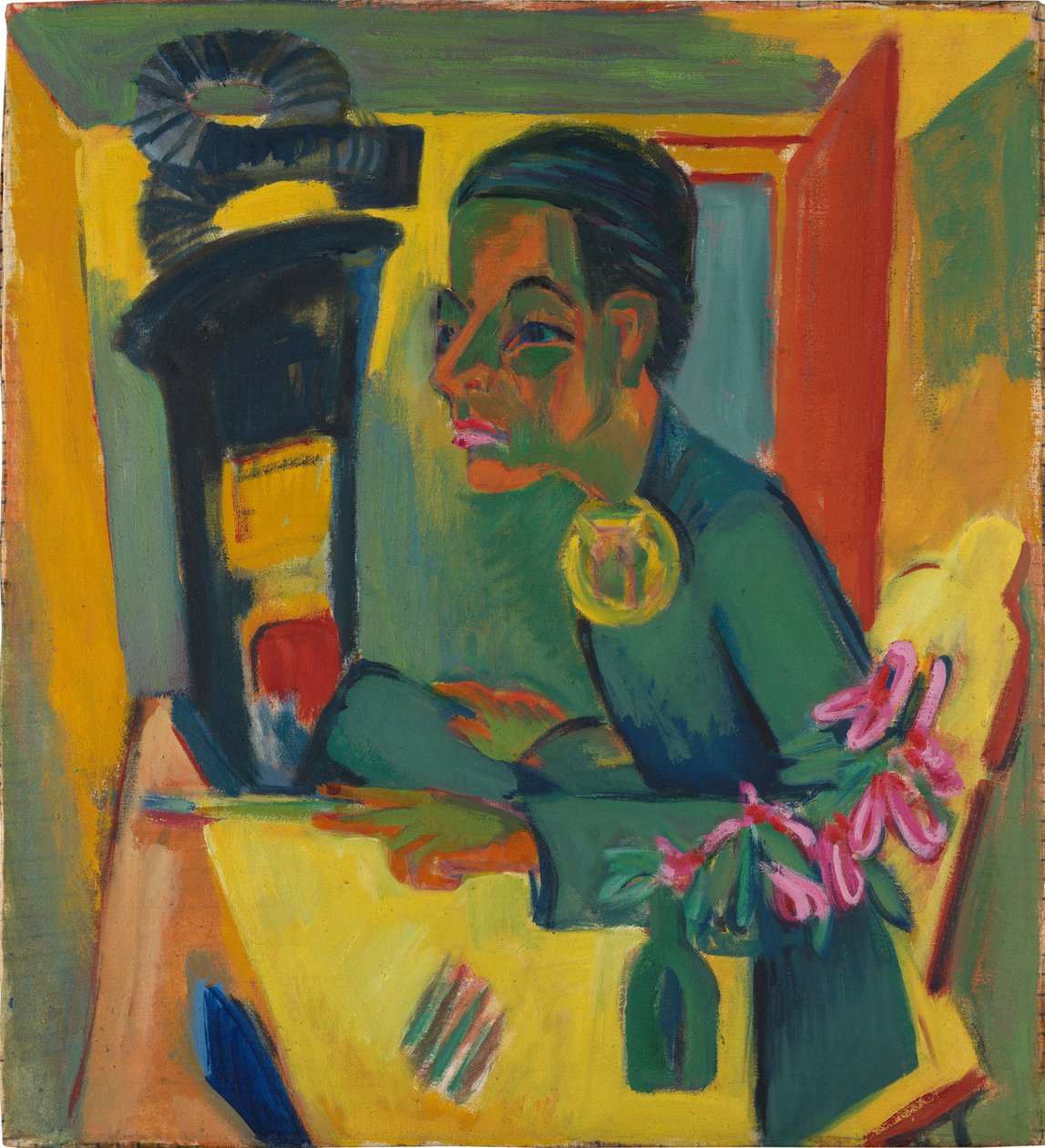 „Malíř“ (Autoportrét) od Ernst Ludwig Kirchner