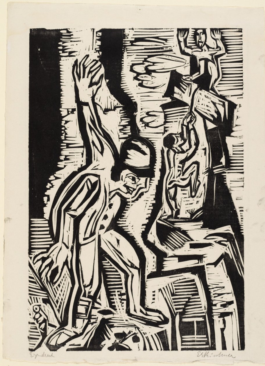 Horolezci od Ernst Ludwig Kirchner