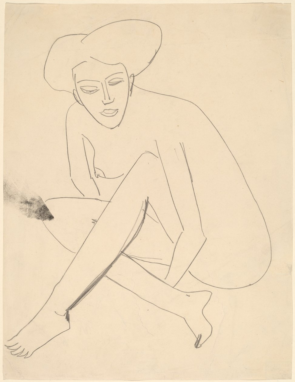 Sedící Dodo od Ernst Ludwig Kirchner