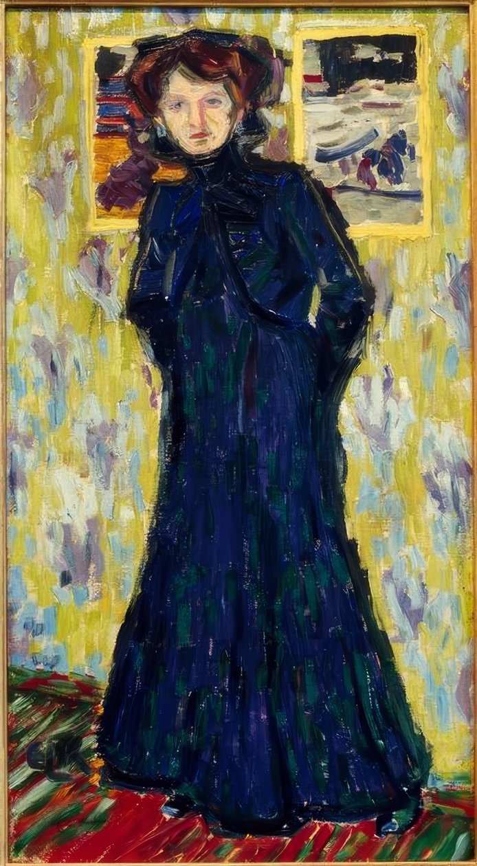 Doris, stojící od Ernst Ludwig Kirchner