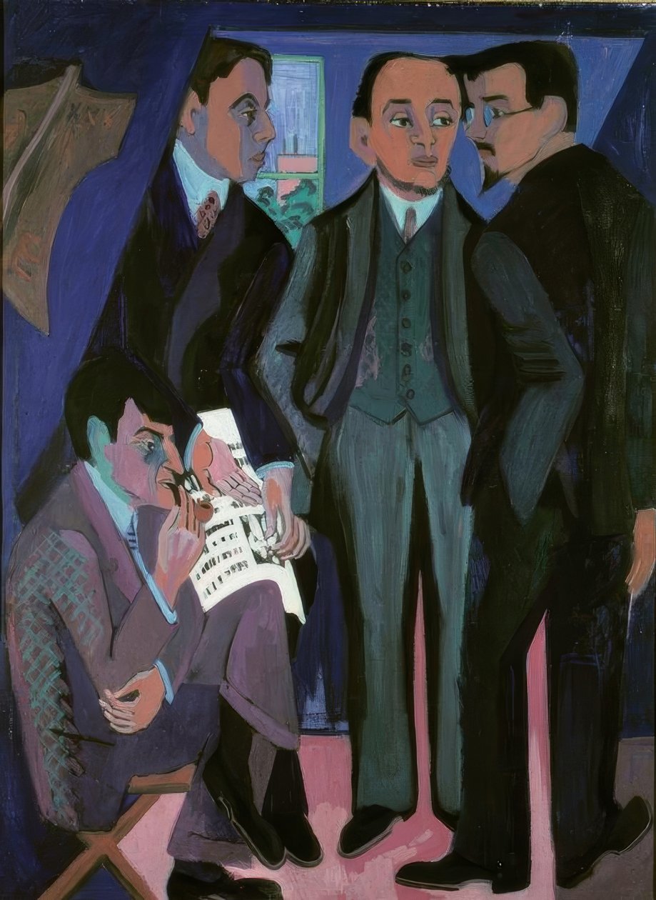 Umělecká komunita od Ernst Ludwig Kirchner