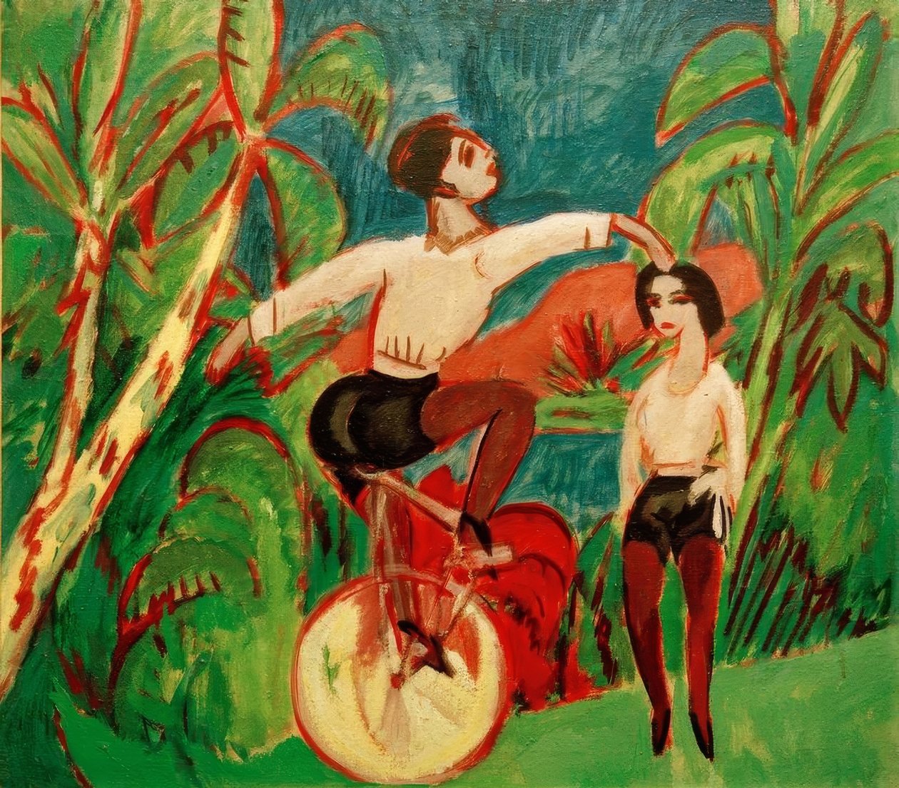 Jednokolkáři od Ernst Ludwig Kirchner
