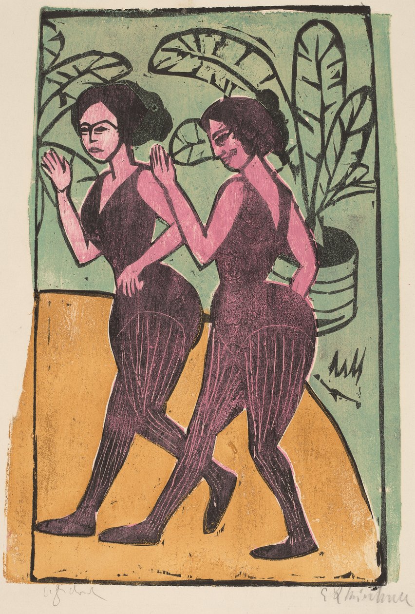 English Step Dancers, 1911 od Ernst Ludwig Kirchner