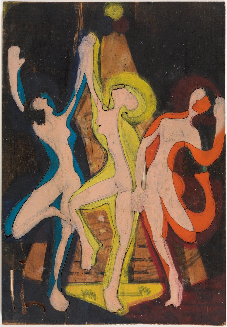 Tanec barev, Farbstock II od Ernst Ludwig Kirchner