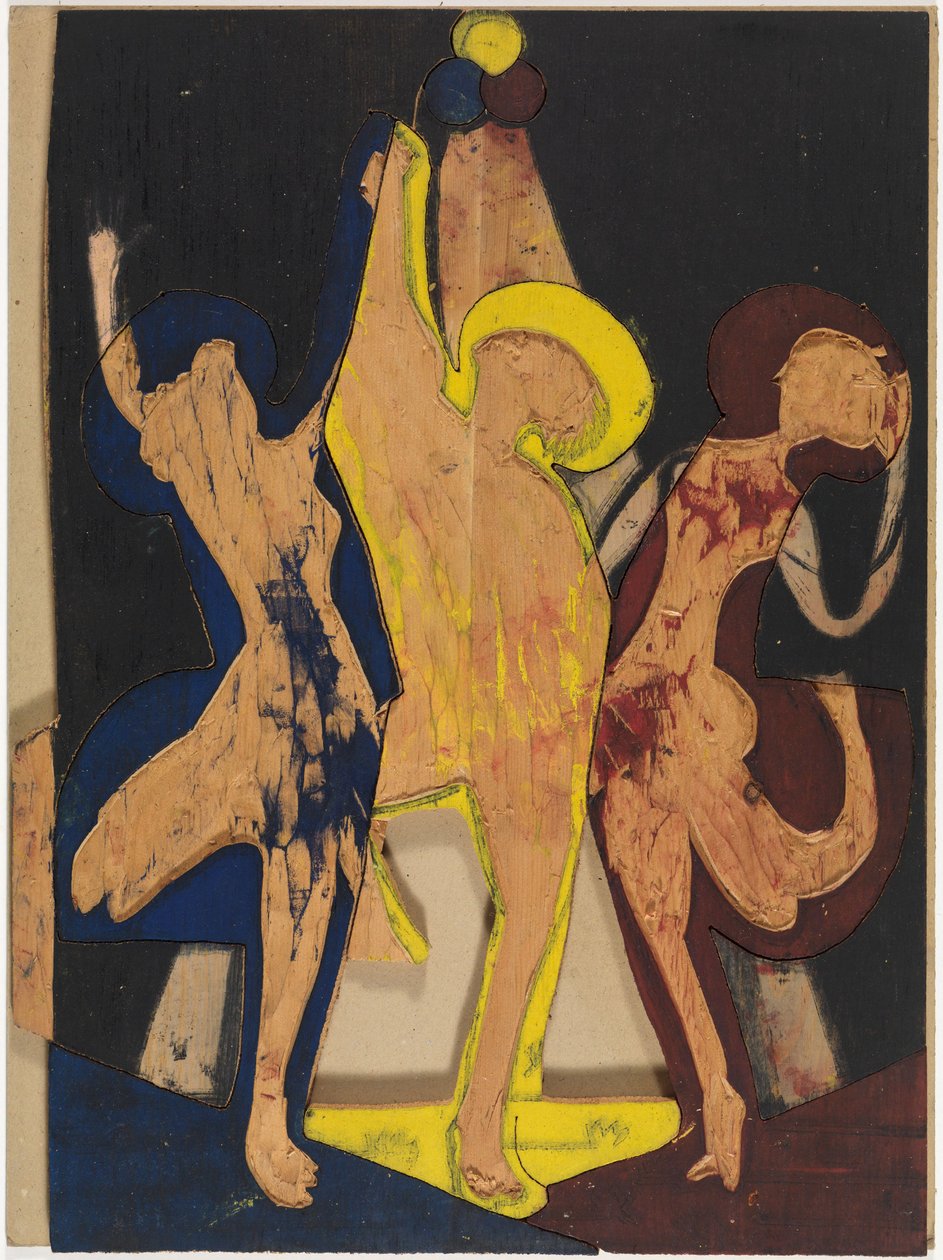 Tanec barev, barevná tyčinka I od Ernst Ludwig Kirchner