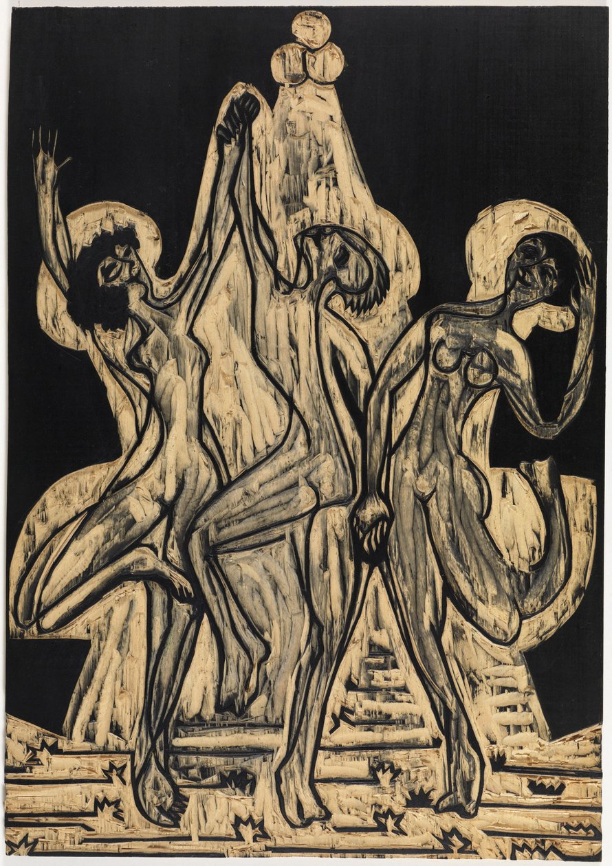 Tanec barev, kreslící blok od Ernst Ludwig Kirchner