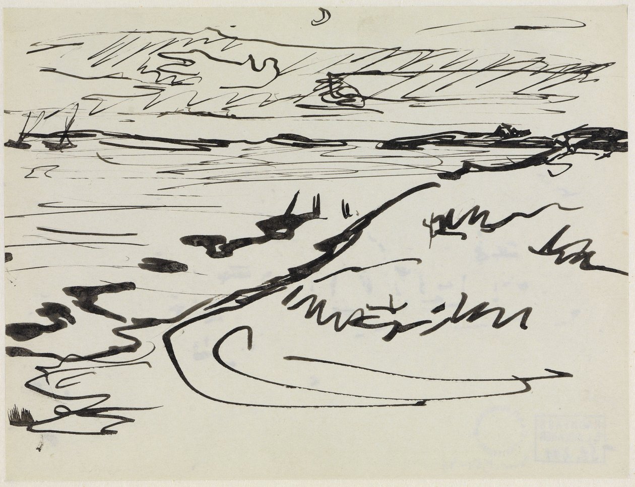 Pobřeží Fehmarnu od Ernst Ludwig Kirchner