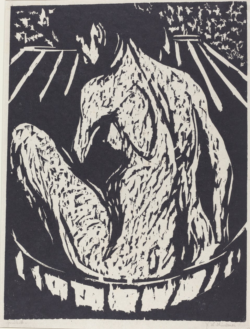 Ženský akt od Ernst Ludwig Kirchner