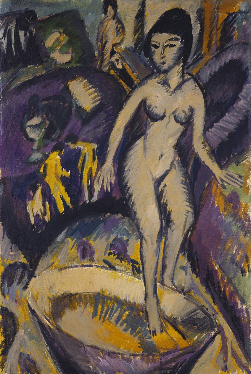 Ženský akt s vířivkou, 1912 od Ernst Ludwig Kirchner