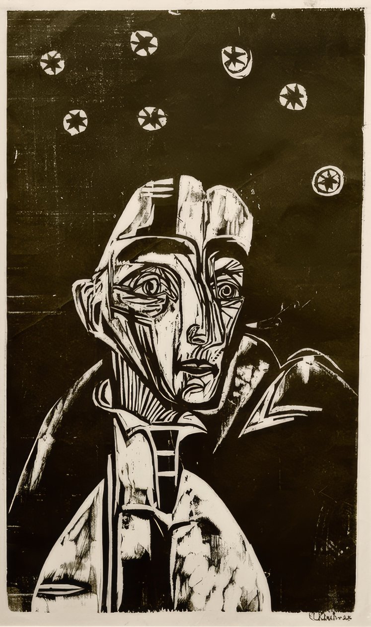 Žena v noci od Ernst Ludwig Kirchner