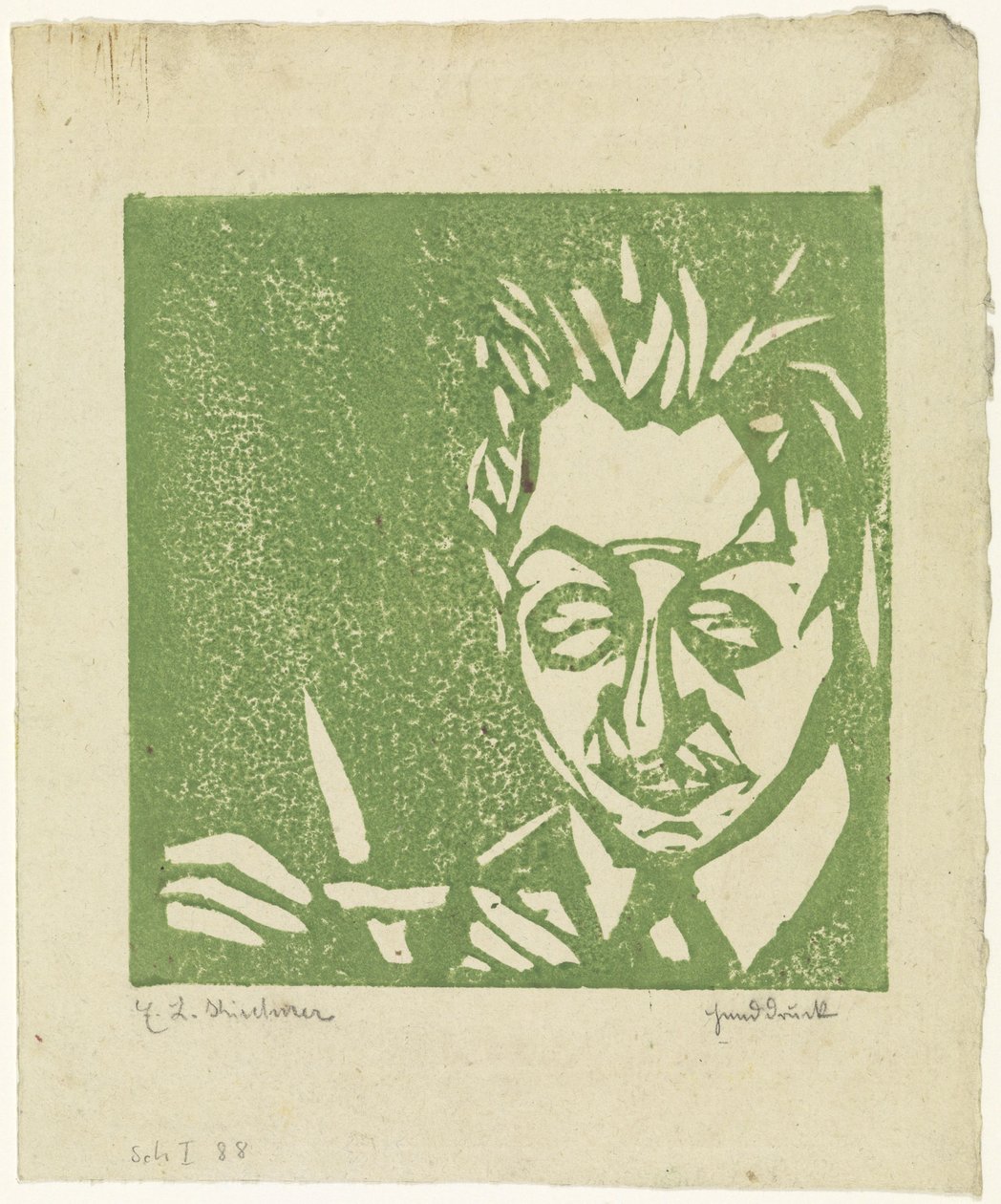 Sklář (Walter Kirchner) od Ernst Ludwig Kirchner