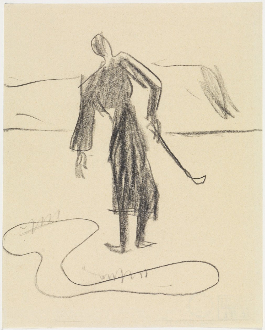 golfista od Ernst Ludwig Kirchner