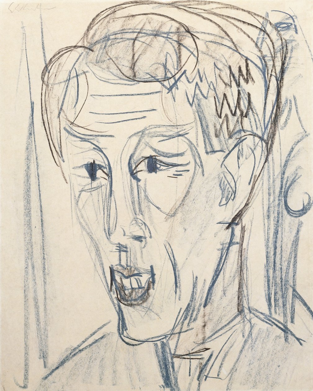 vedoucí Bauknecht; Vedoucí Bauknecht, 1922 od Ernst Ludwig Kirchner