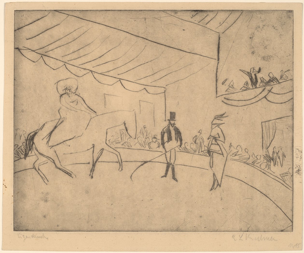 Aréna od Ernst Ludwig Kirchner
