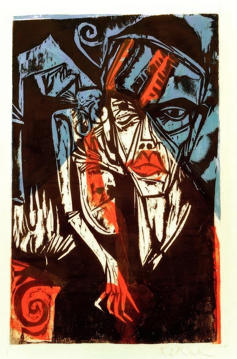 Boje (muka lásky) od Ernst Ludwig Kirchner