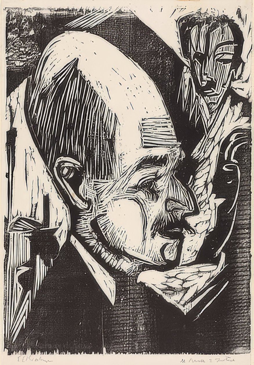 Vedoucí Dr. Zemědělec. 1921 od Ernst Ludwig Kirchner