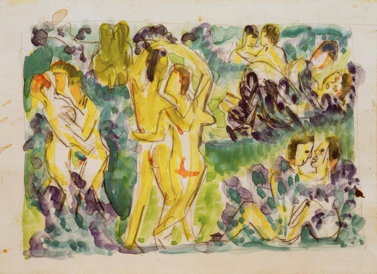 Milovat zahradu od Ernst Ludwig Kirchner
