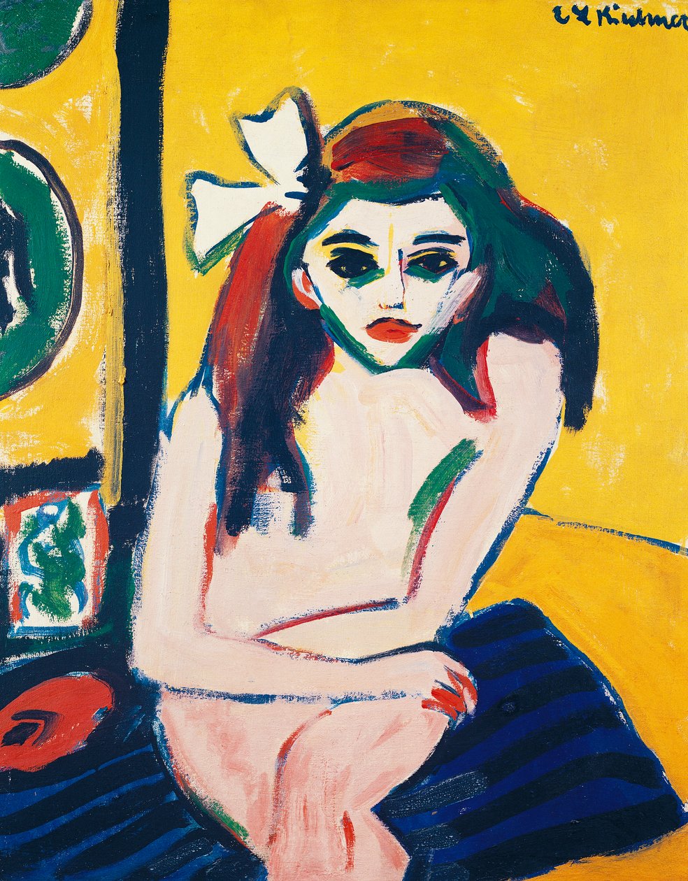 Marcella, Ernst Ludwig Kirchner (1880-1938) od Ernst Ludwig Kirchner
