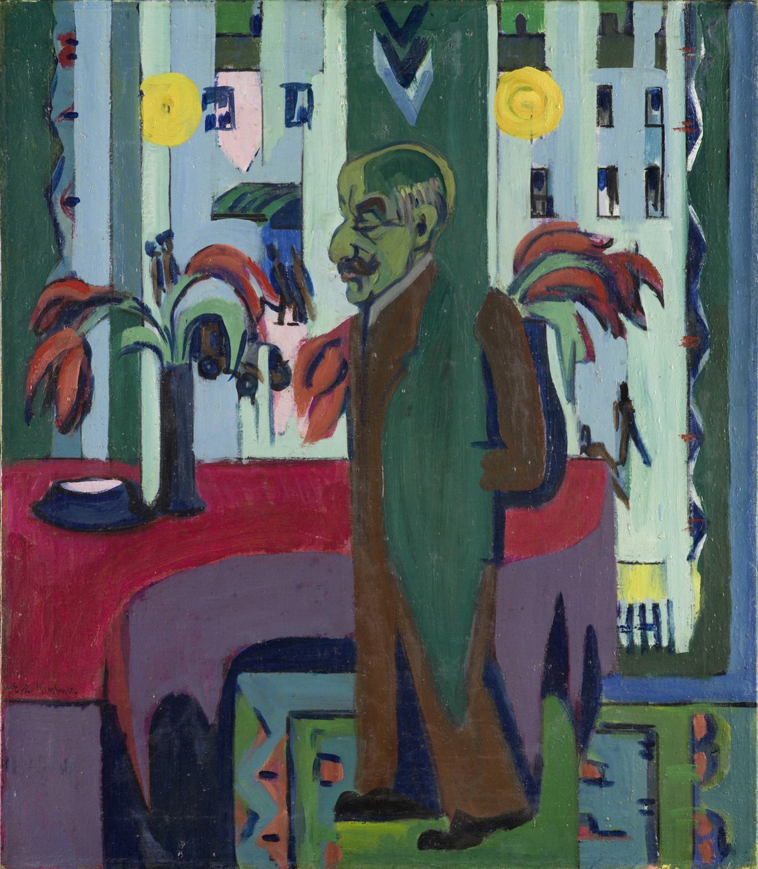 Max Liebermann ve svém ateliéru od Ernst Ludwig Kirchner