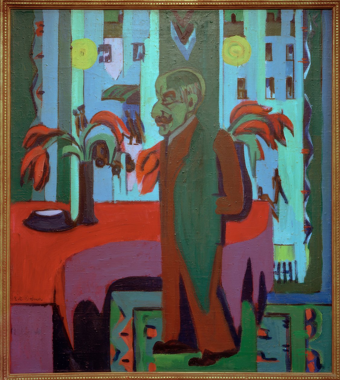 Max Liebermann ve svém ateliéru od Ernst Ludwig Kirchner