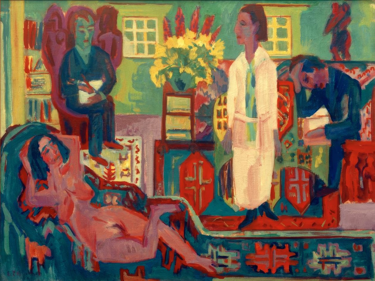 Moderní bohém od Ernst Ludwig Kirchner