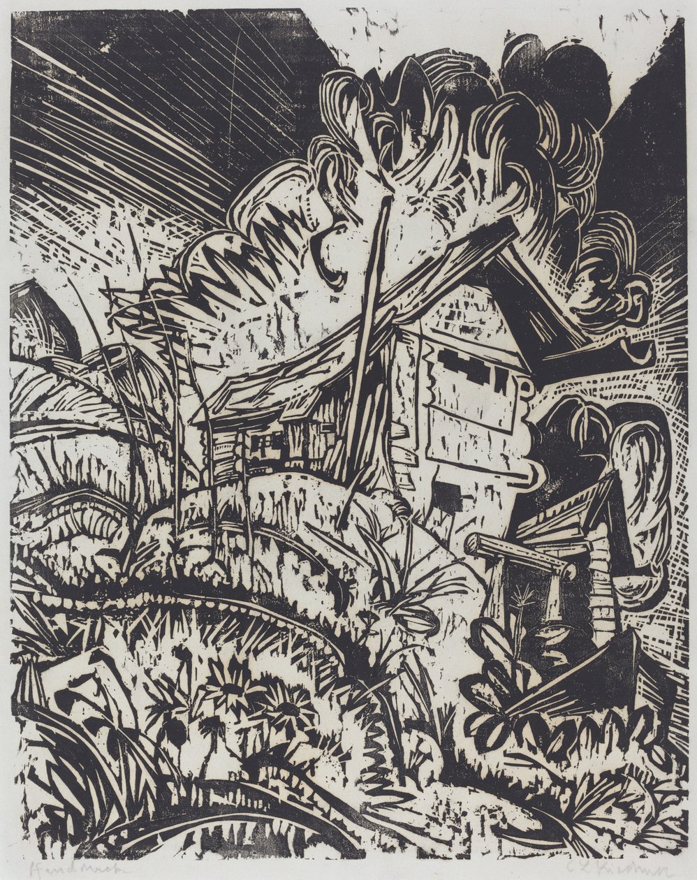 Horský dům od Ernst Ludwig Kirchner